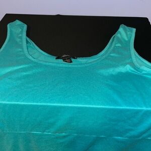 Asymmetrical Teal Top